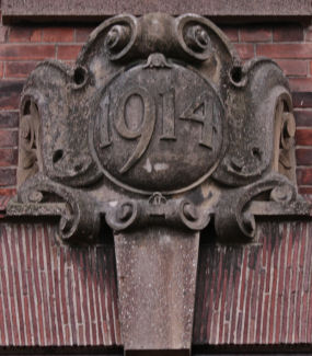 Datestone, 1914, Shepshed drill hall